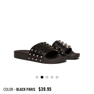 New in box Steve Madden Flashh Slides